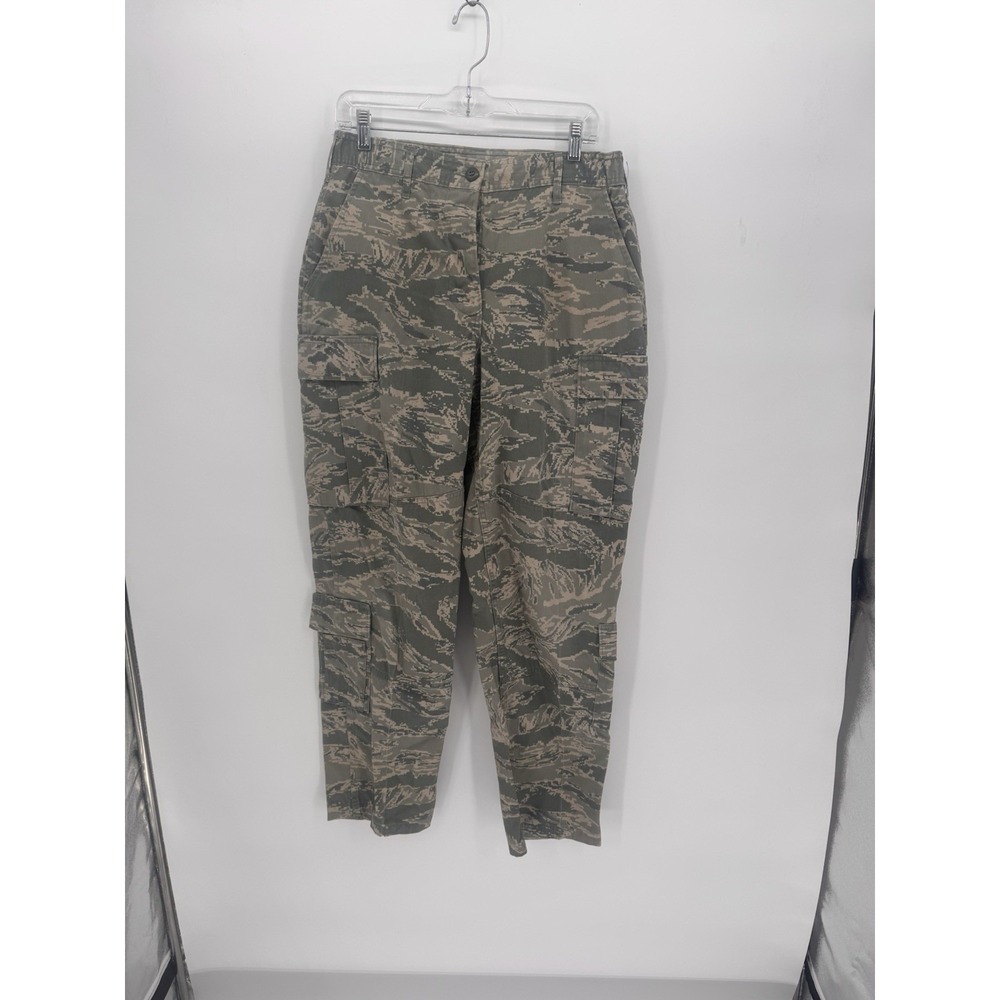 USAF ABU Camouflage Women's Utility Cargo Pants Size 14S Ripstop Military